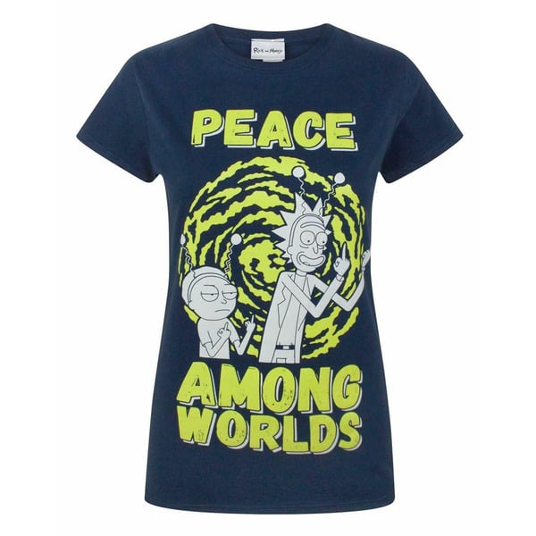 Rick And Morty Dam/Dam Peace Among Worlds T-shirt