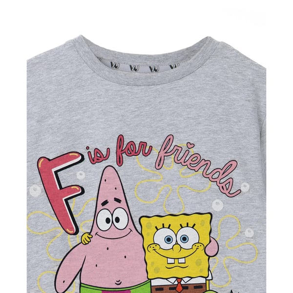 SpongeBob SquarePants Girls F Is For Friends T-Shirt