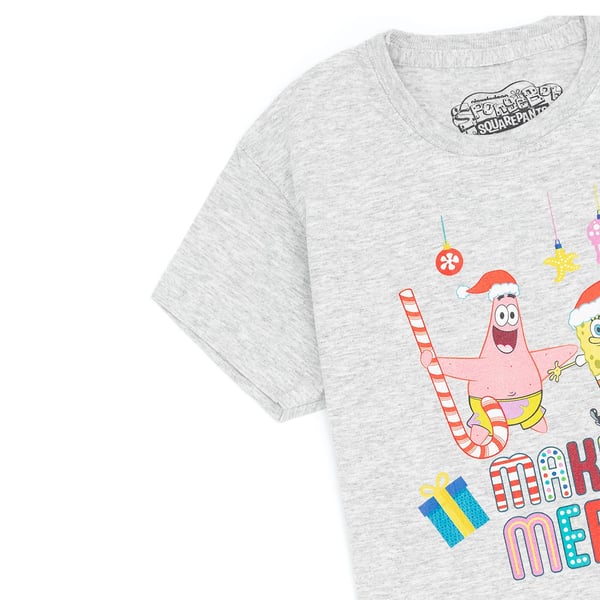 SpongeBob SquarePants Boys Make It Merry Christmas T-Shirt