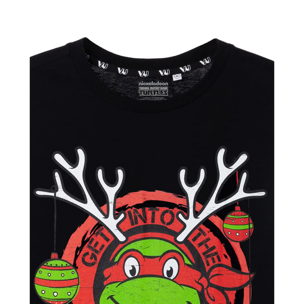 Teenage Mutant Ninja Turtles Mens Get Into The Ninja Spirit Short-Sleeved T-Shirt