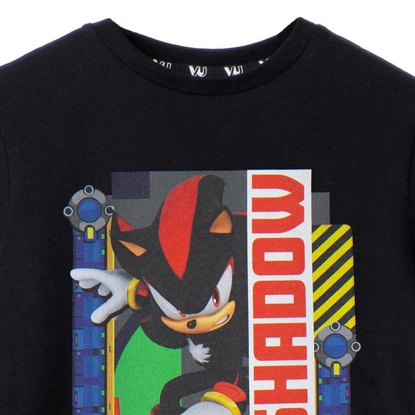Sonic The Hedgehog Boys Shadow Short-Sleeved T-Shirt