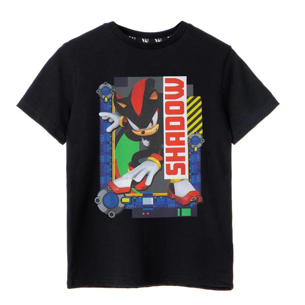 Sonic The Hedgehog Boys Shadow Short-Sleeved T-Shirt