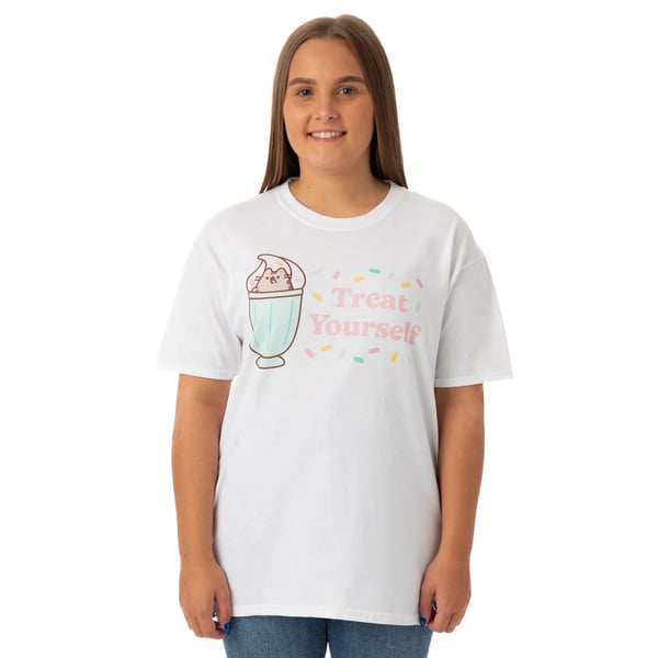 Pusheen Womens/Ladies Treat Yourself T-Shirt