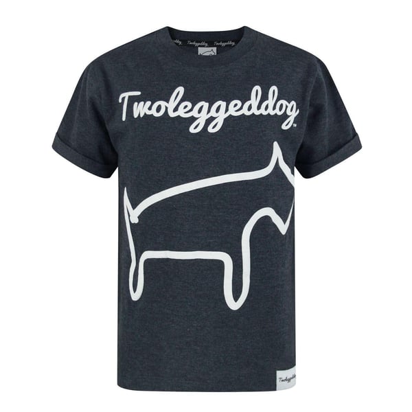 Two Legged Dog Childrens/Kids Puff Print T-Shirt