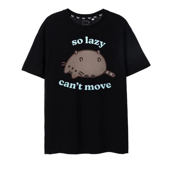 Pusheen Naisten/Naisten So Lazy Can´t Move T-paita