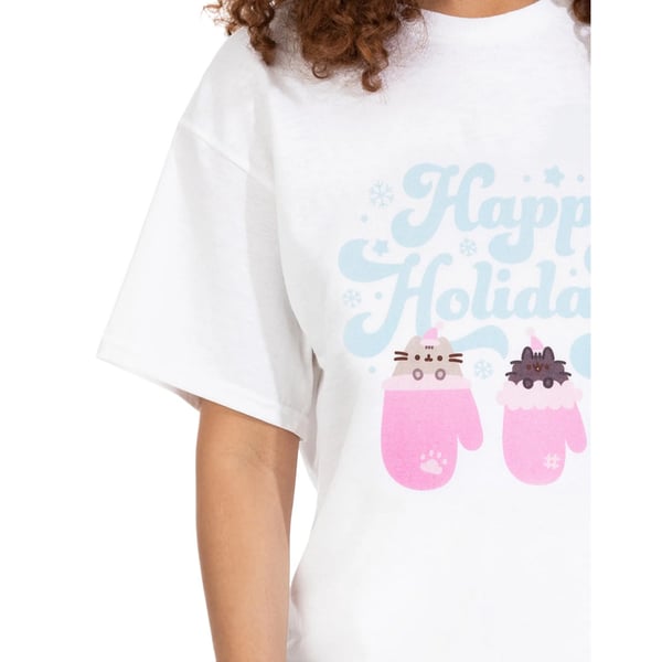 Pusheen Womens/Ladies Christmas T-Shirt