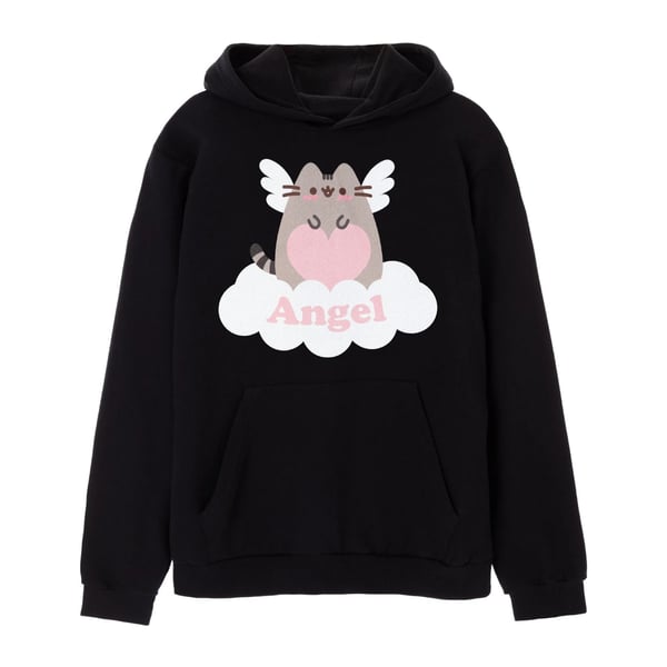 Pusheen Womens/Ladies Angel Wings Hoodie