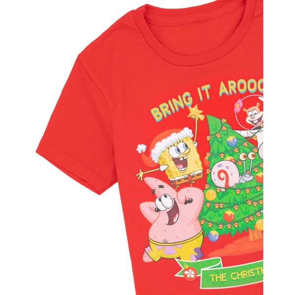 SpongeBob SquarePants Childrens/Kids Christmas Tree T-Shirt