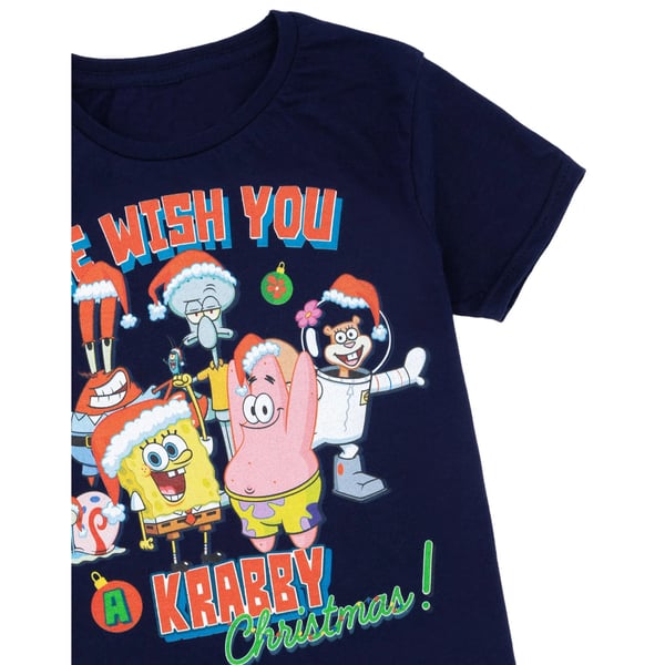 SpongeBob SquarePants Childrens/Kids Krabby Christmas T-Shirt