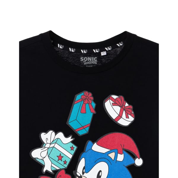 Sonic The Hedgehog Mens Present Christmas T-Shirt