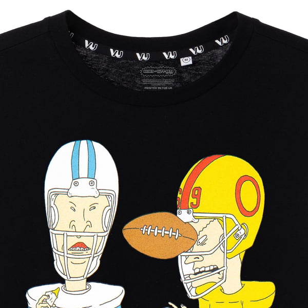 Beavis & Butthead Mens Football Short-Sleeved T-Shirt