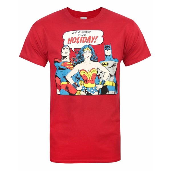 DC Comics Herr T-shirt \"Be A Hero\"