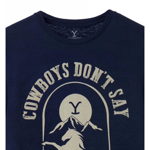 Yellowstone Mens Cowboys Don´t Say Goodbye T-Shirt