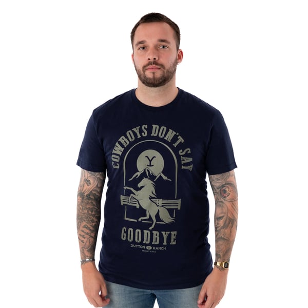 Yellowstone Mens Cowboys Don´t Say Goodbye T-Shirt