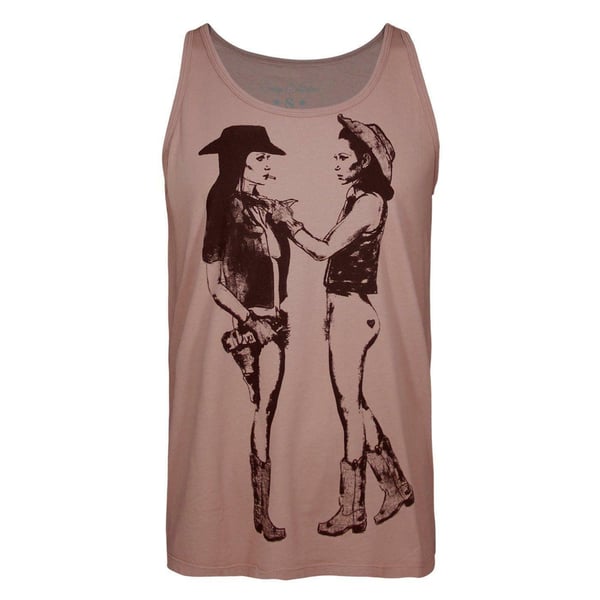 Blood Is The New Black Mens Saddle Up Vest Top