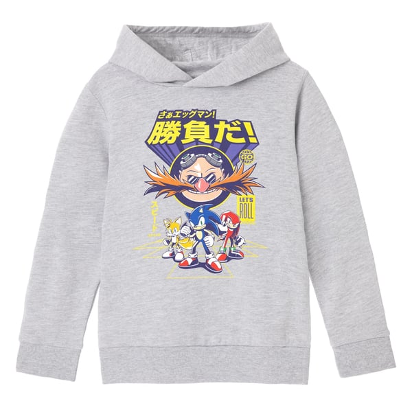 Sonic The Hedgehog Boys Let´s Roll Hoodie