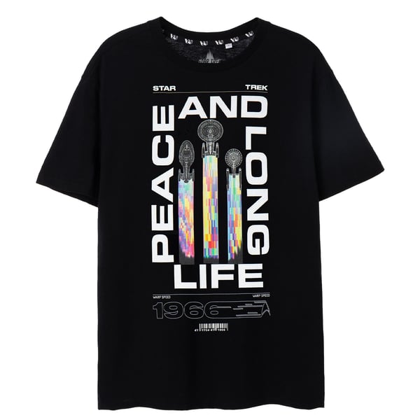 Star Trek Mens Peace And Long Life T-Shirt
