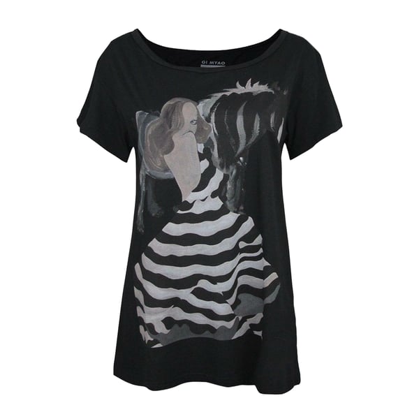 Blood Is The New Black Womens/Ladies Stripes and Stallions T-Shirt Blood Is The New Black Womens/Ladies Stripes and Stallions T-Shirt