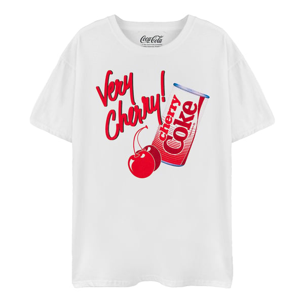 Coca-Cola Dam/Kvinnor Very Cherry Cherry Coke T-shirt