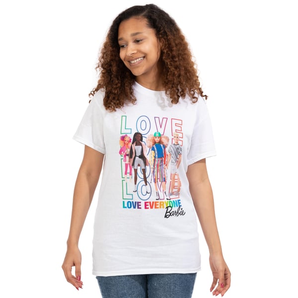 Barbie Womens/Ladies Love Everyone Pride T-Shirt