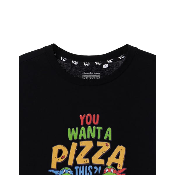 Teenage Mutant Ninja Turtles Mens You Want A Pizza This T-Shirt