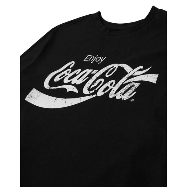 Coca-Cola Unisex Adult Distressed Logo T-Shirt