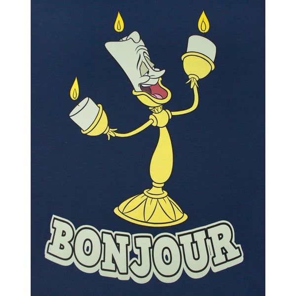 Beauty And The Beast Mens Bonjour T-Shirt