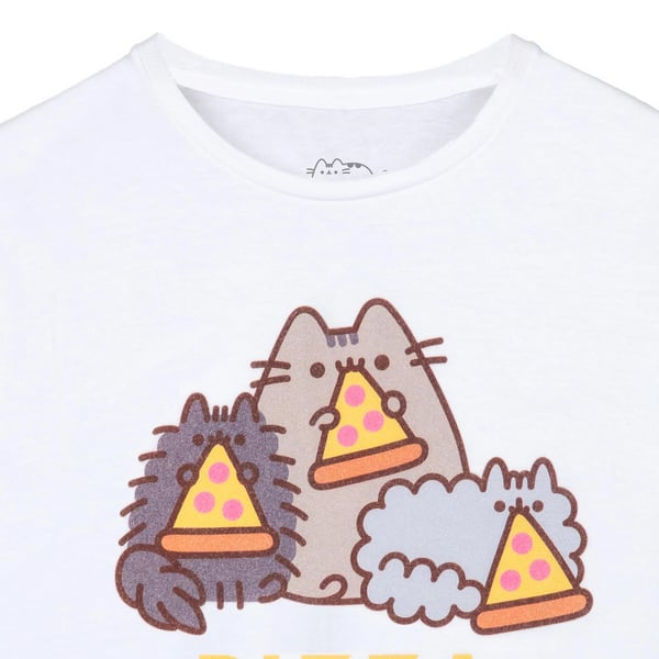 Pusheen Girls Pizza Purrty Short-Sleeved T-Shirt