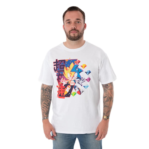 Sonic The Hedgehog Mens Diamond T-Shirt