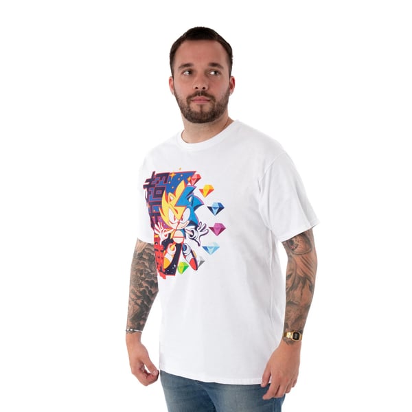 Sonic The Hedgehog Mens Diamond T-Shirt