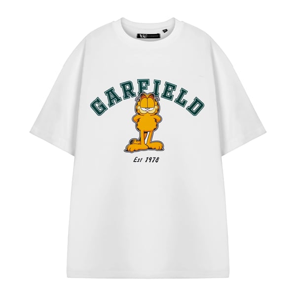 Garfield Unisex Adult Collegiate Short-Sleeved T-Shirt