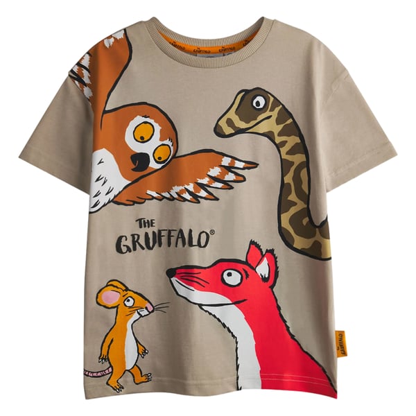 The Gruffalo Boys Characters Short-Sleeved T-Shirt (Pack of 2)