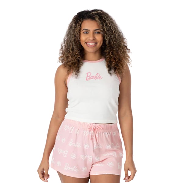Barbie Kort pyjamasæt til kvinder/damer