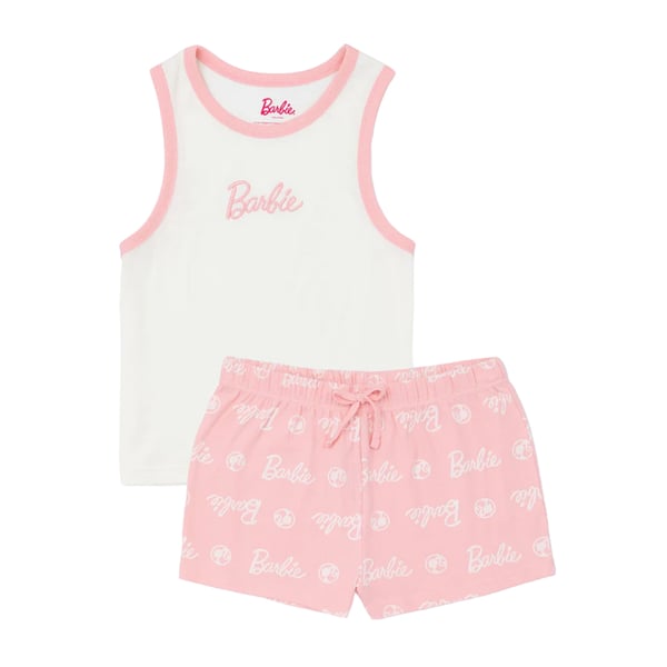 Barbie Womens/Ladies Short Pyjama Set