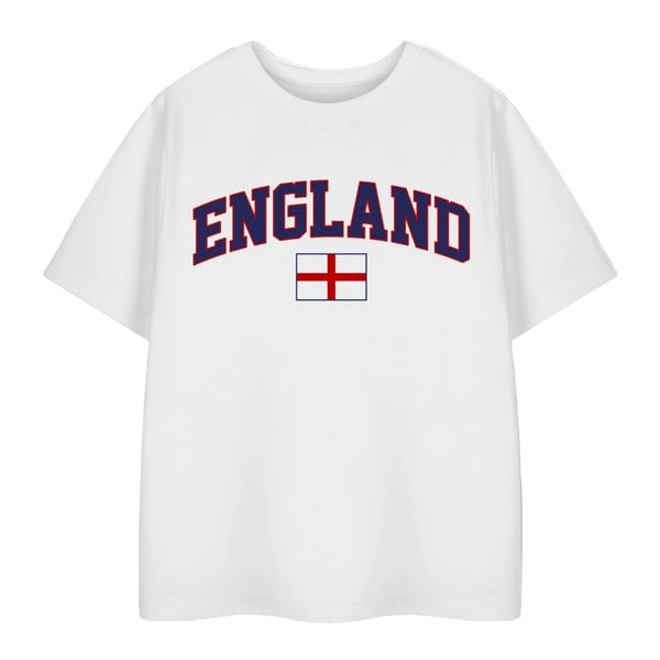 Show Me The Merch Childrens/Kids England Flag T-Shirt