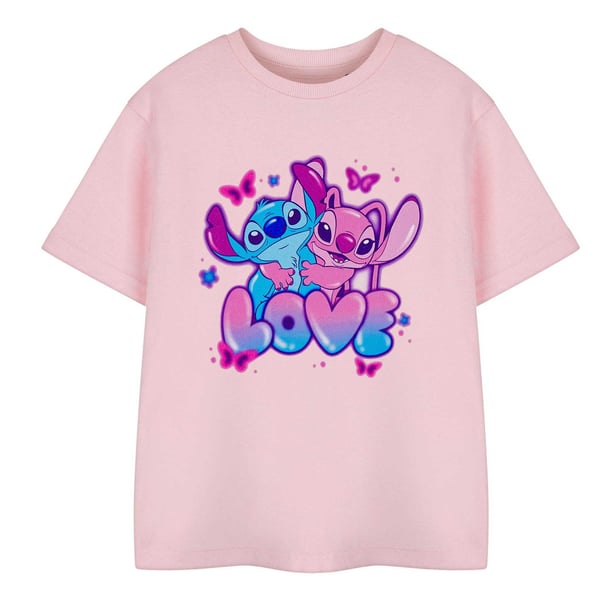 Lilo & Stitch Tyttöjen Love Lyhythihainen T-paita