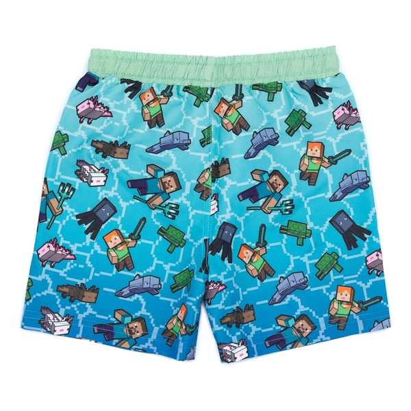 Minecraft Badeshorts til drenge med krybbefanger