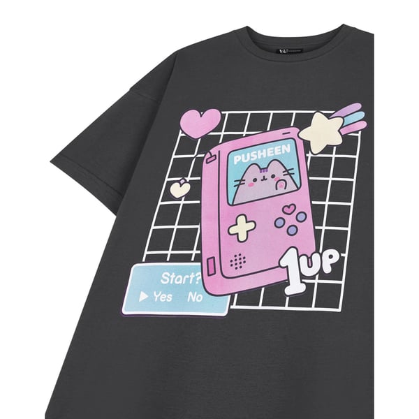 Pusheen naisten Gameboy lyhythihainen T-paita