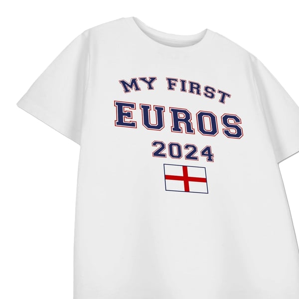 Show Me The Merch Childrens/Kids My First Euros 2024 T-Shirt