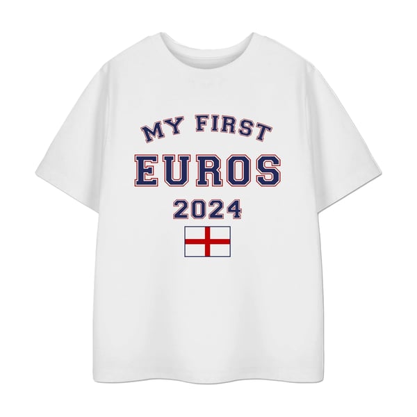 Show Me The Merch Childrens/Kids My First Euros 2024 T-Shirt