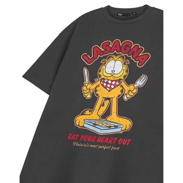 Garfield Mens Eat Your Heart Out Short-Sleeved T-Shirt