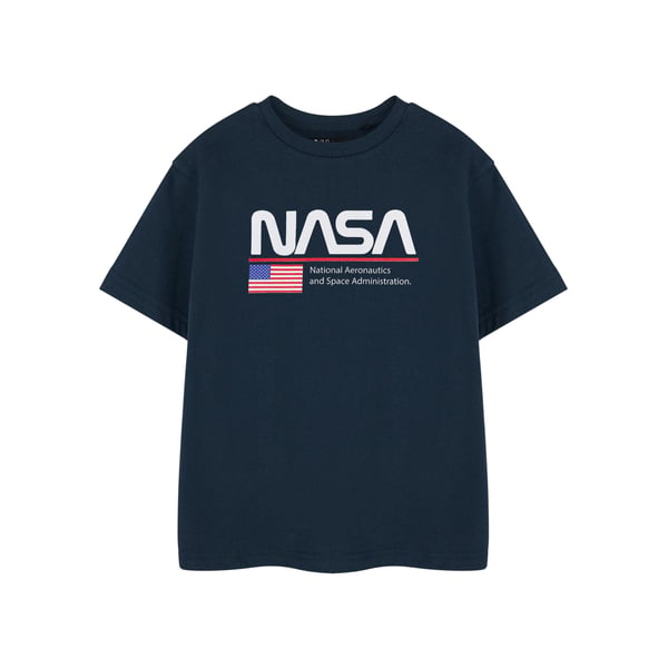 NASA Childrens/Kids Aeronautics And Space Short-Sleeved T-Shirt