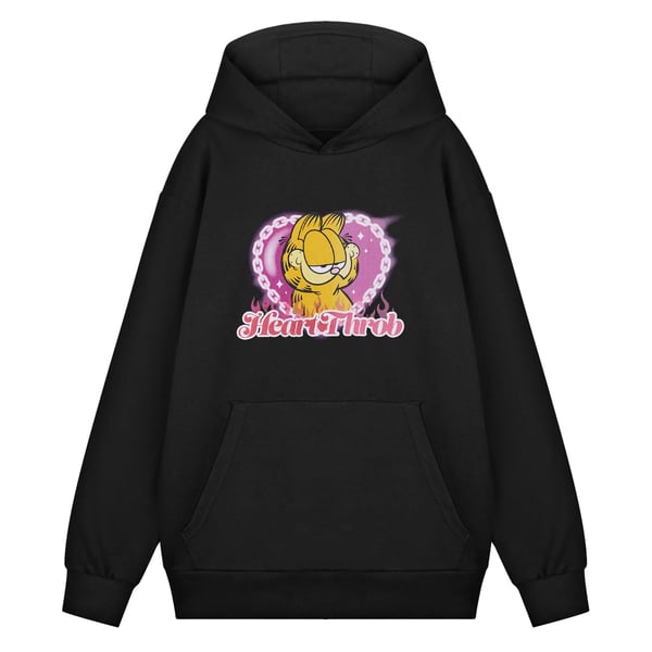 Garfield Unisex Adult Heart Throb Hoodie