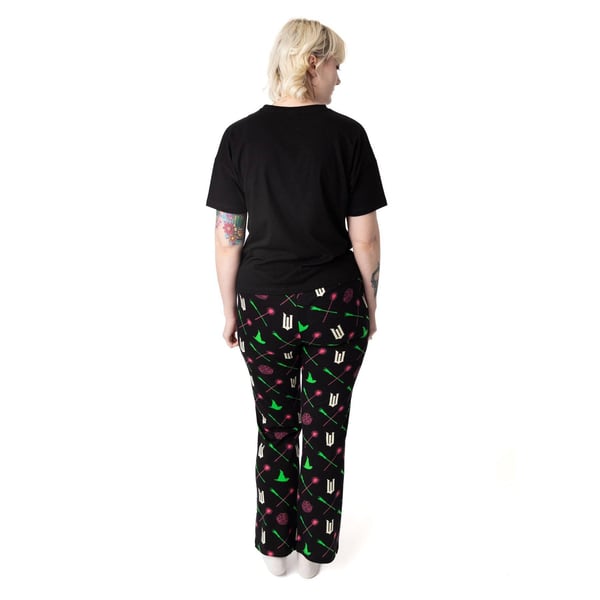 Wicked Womens/Ladies Short-Sleeved Long Pyjama Set