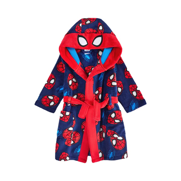 Spider-Man Boys All-Over Print Hooded Robe