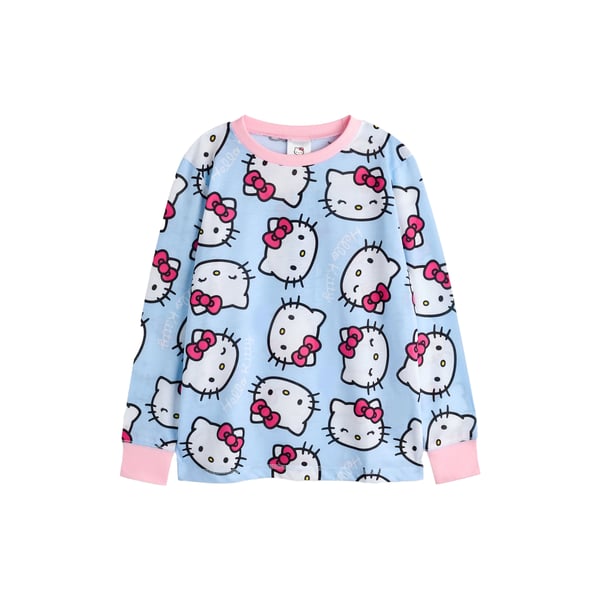 Hello Kitty Girls Long Pyjama Set (Pack of 2)