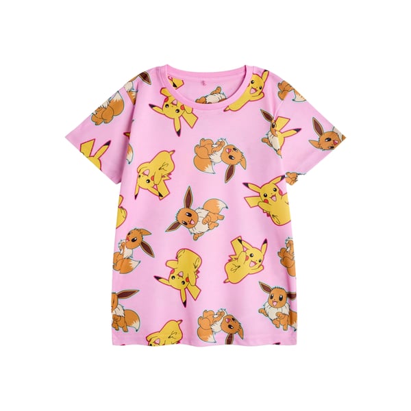 Pokemon tytöt Pikachu & Eevee pitkä pyjamasetti (2 kpl)