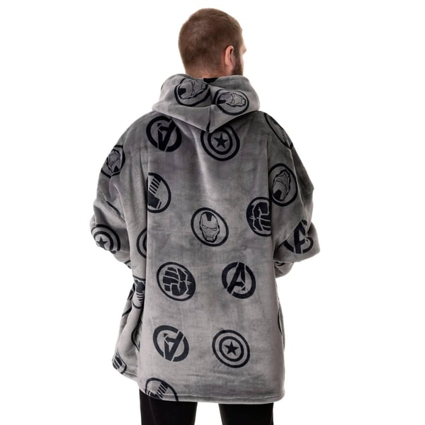 Avengers Mens Logo Blanket Hoodie