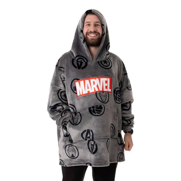 Avengers Mens Logo Blanket Hoodie