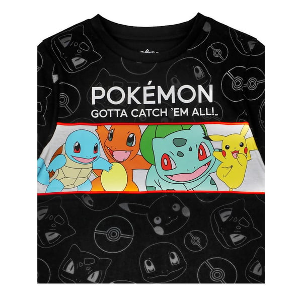Pokemon Boys Characters Short-Sleeved T-Shirt